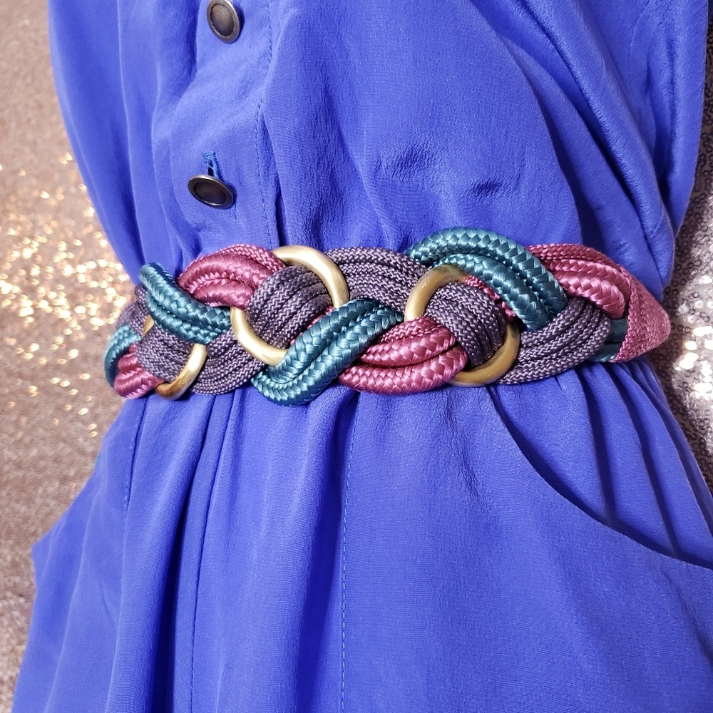 Vintage braided belt